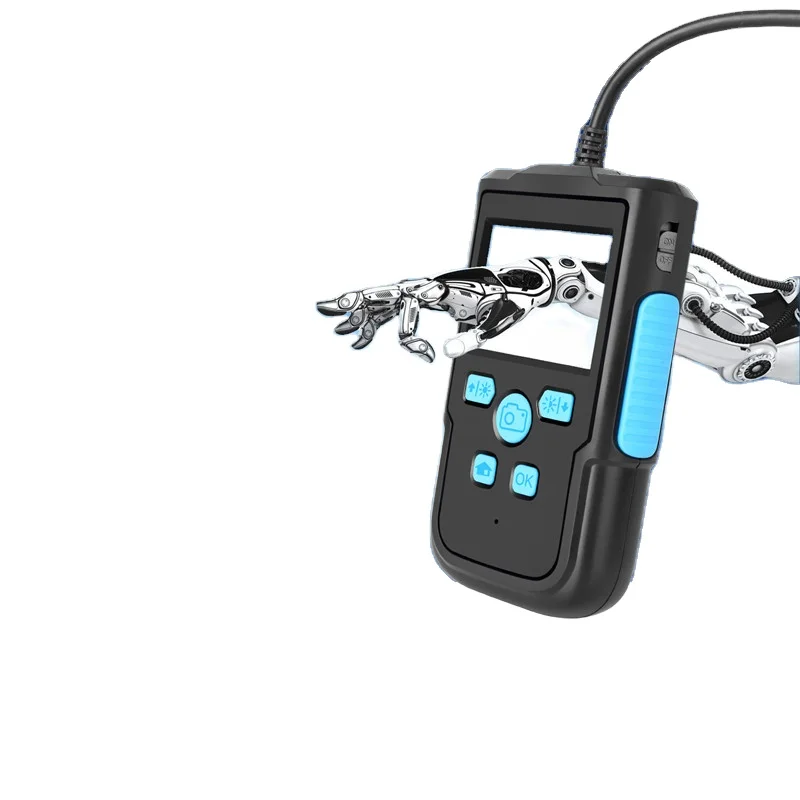 
 1080P 5,5 мм объектив 2 м провод 2,4 дюймовый монитор ручная трубка Автомобильная Камера-Эндоскоп для промышленного осмотра  