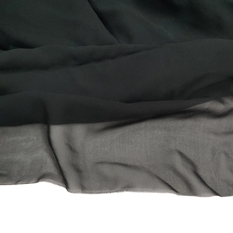 China pure silk crepe chiffon fabric silk georgette gauze fabric