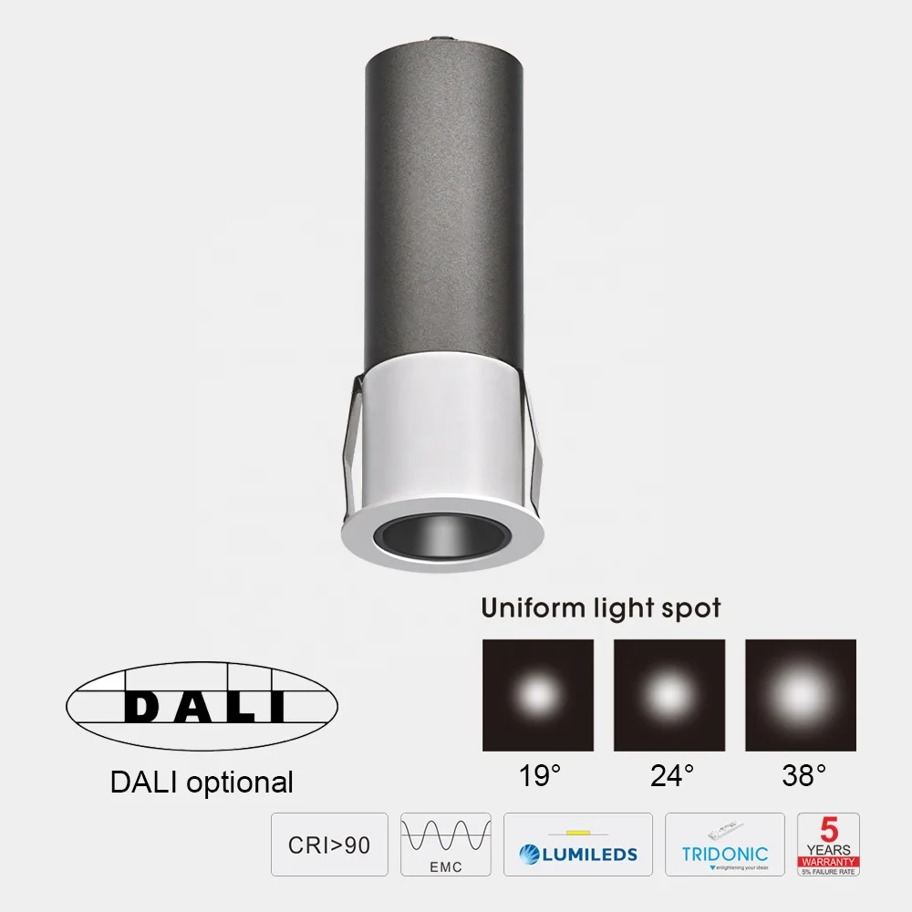 Cheap aluminium alloy cob high lumen output dimmable flicker free led downlight 6 inch