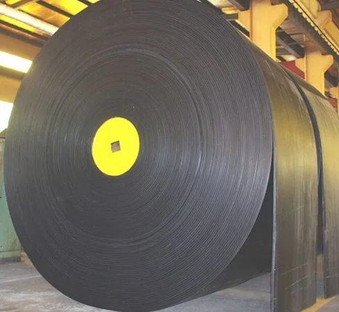 Steel wire rope core rubber conveyor belt used in mining machinery for long-distance transportation of materials conveyor belt