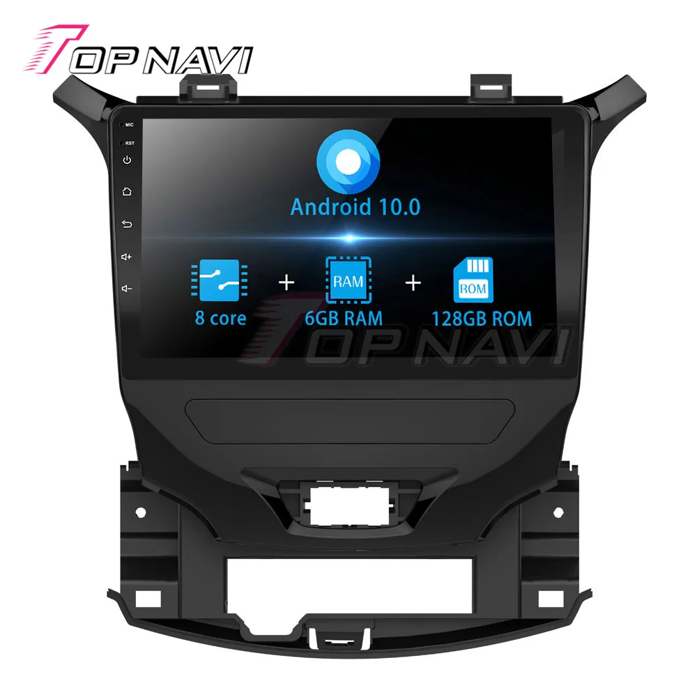 Навигационная система Topnavi, 6 + 128 ГБ, Android, GPS-навигатор для Chevrolet Cruze 2015 2016 2017 2018 2019 MP5, мультимедиа