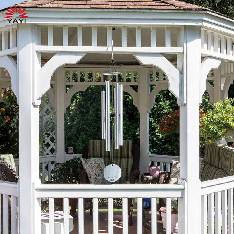 Rustproof Aluminum Powder Finish and S Hook Hanger Outdoor Decor Wind Chime