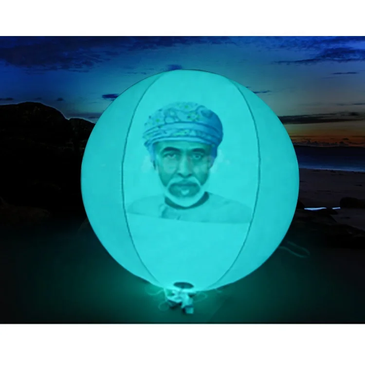 Big Size Flying Helium Balloon Advertising PVC Led Helium Balloons