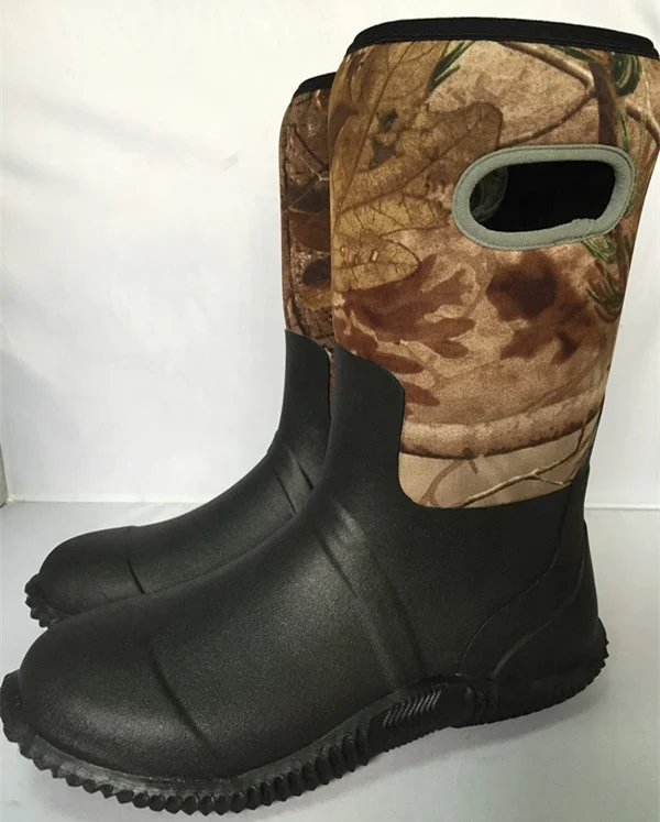Neoprene waterproof camouflage hunting boots