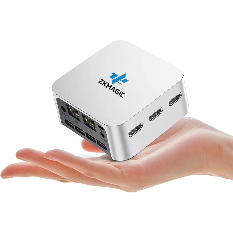 Wholesale Zkmagic Cele-ron Mini Pc Windows10 OS T8PRO SSD M.2 2242  NGFF/NVMe,Max 2TB 3*HD-MI Intel Mini PC