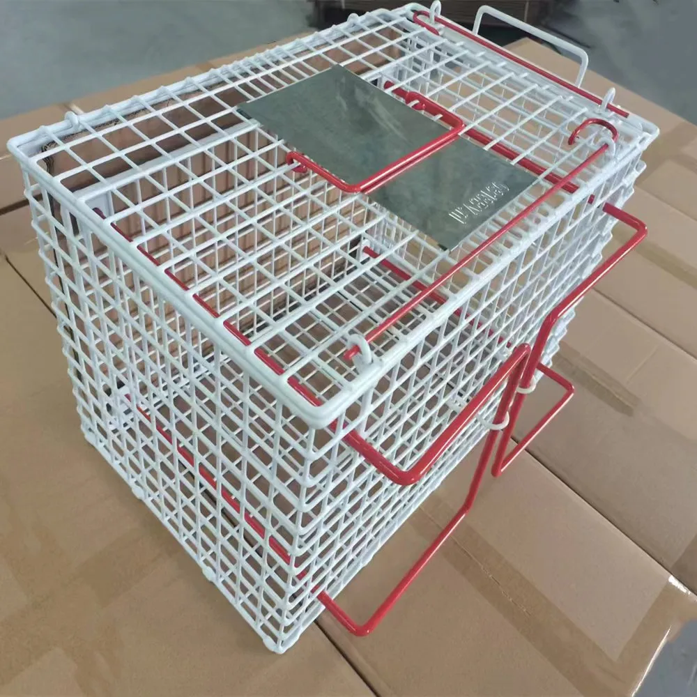 Veterinary Equipment controlling pet cat crush cage PVC coated metal restrainer cage