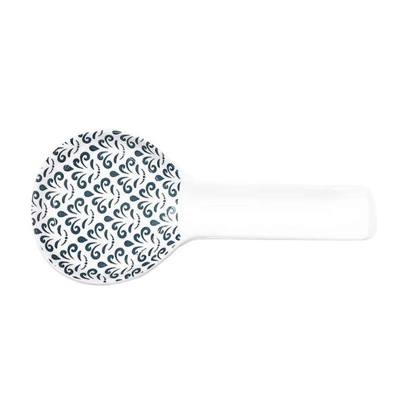 Ceramic Coffee Cooking Spoon Holder Multi-function Kitchen Utensil Rest