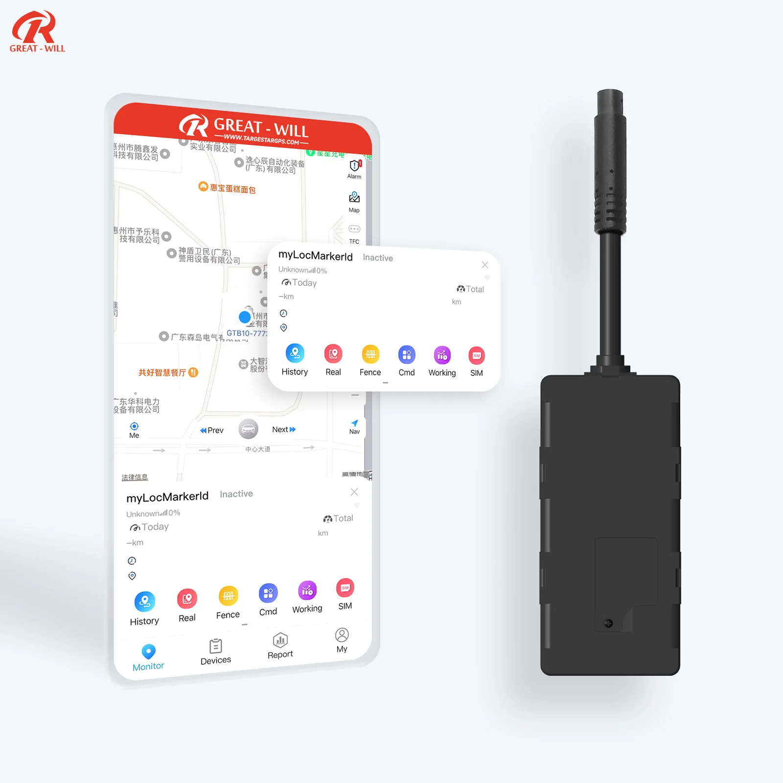 Hard Wired 4G GPS Car Tracking Device Web Platform APP Real Time Tracking Vehicle Taxi Waterproof GPS Tracker Tracking Device