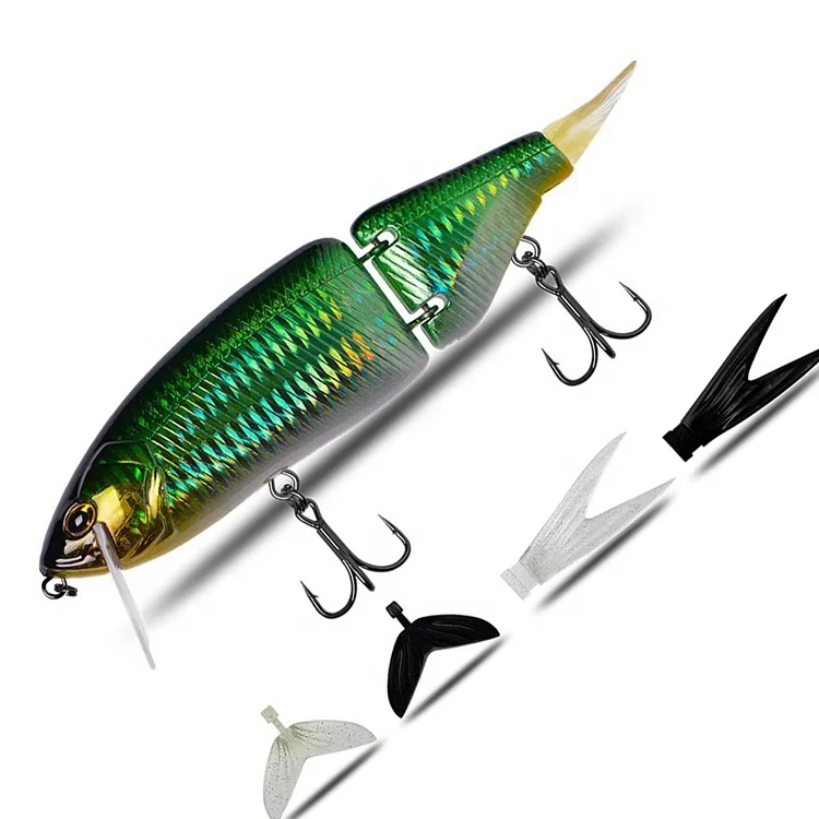 165mm 60g 135mm 33g Floating Multi Jointed Trolling Lures Big Game Fishing Hard Swim Bait Soft Tail Fishing Lures