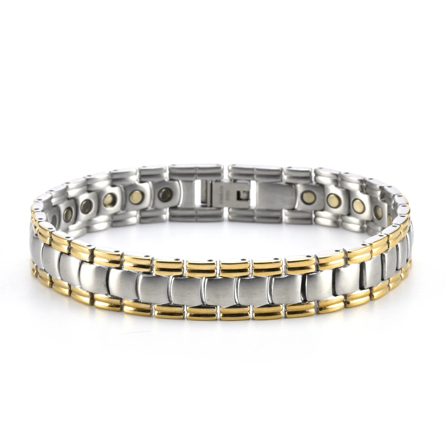 SDA Magnetic Stainless Steel Energy Bracelet for Male Health Care Chains