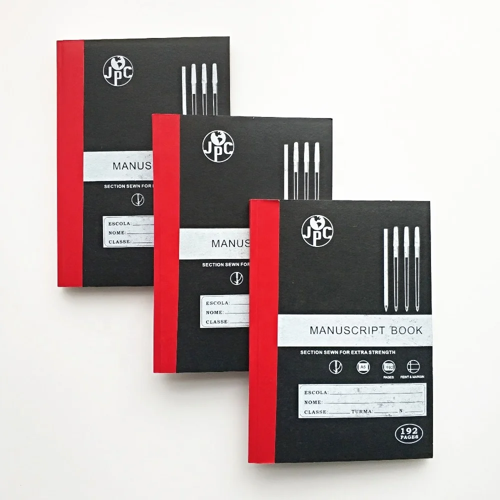 Student A4 / A5 Writing Hard Cover Counter Book With Red Margin