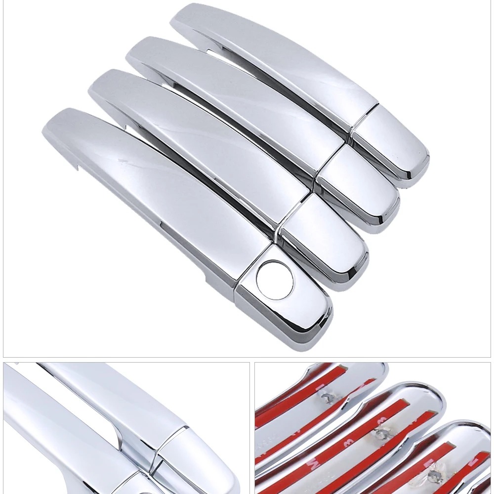 for Opel Astra J Vauxhall Holden GTC 2010 2011 2012 2013 2014 2015 Chrome Door Handle Cover Trim Car Set Car Styling Accessories
