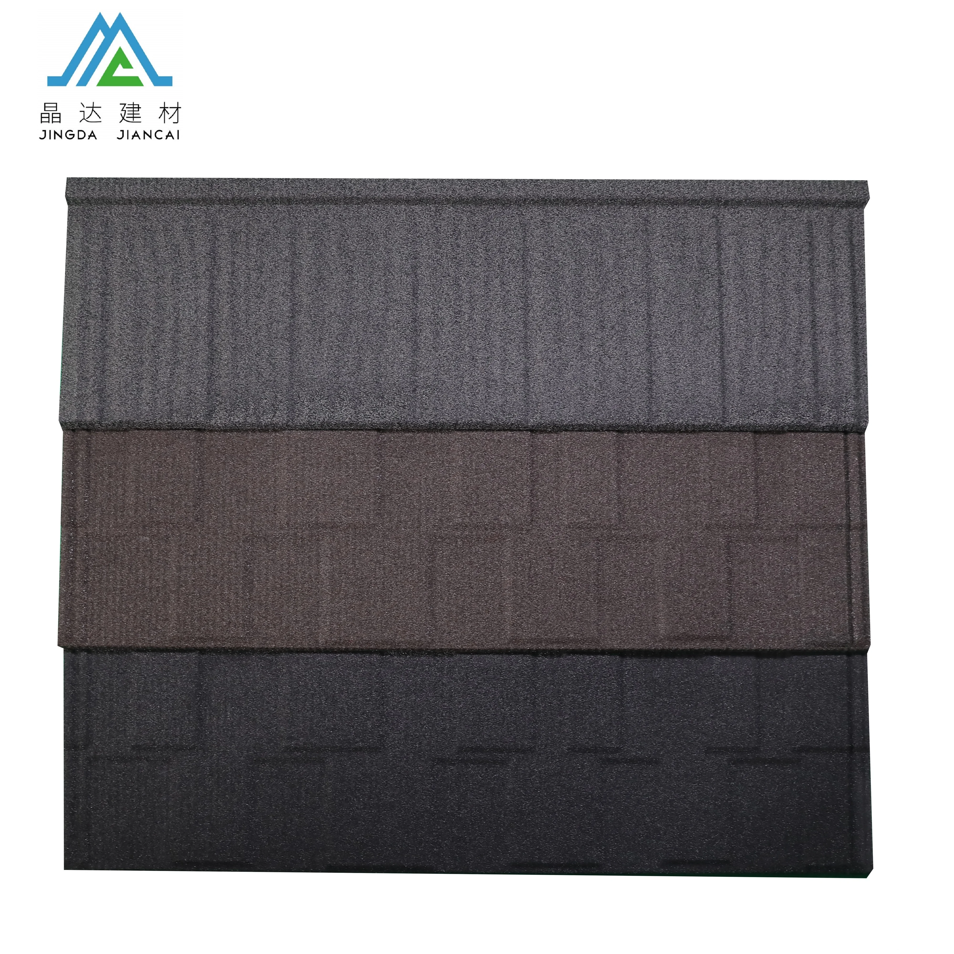 Masonry Materials Color stone coated metal roof tile for building material