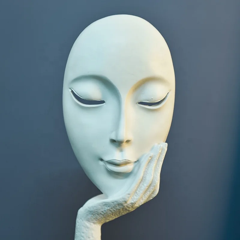 Thinker Stone Powder Craft Resin Ornaments Contemporary China Import Items Decor For Home