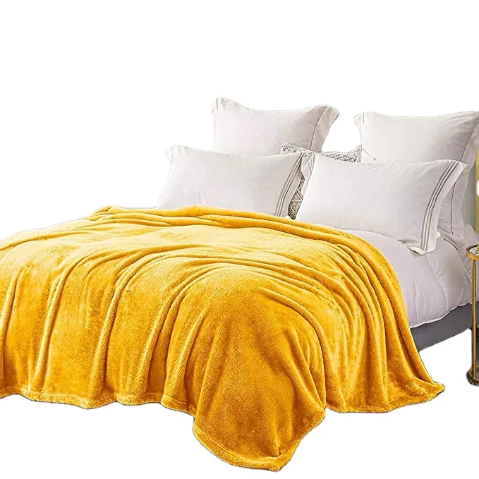 50*70 inches Plush Fuzzy Soft Fleece Throw Blanket Cozy Soft Warm Throw Blanket for Bed