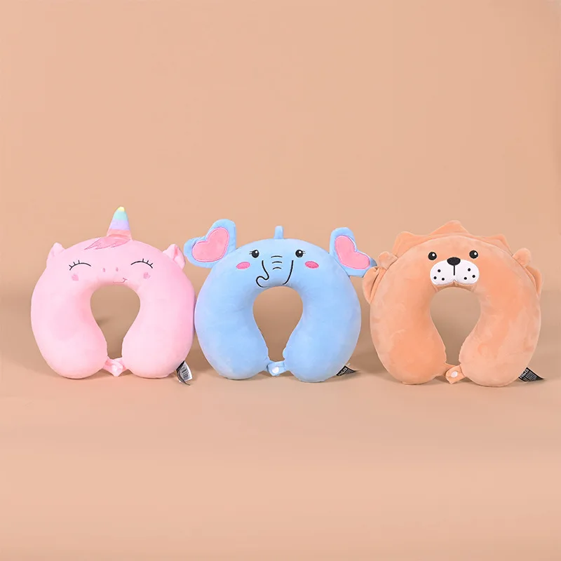 Cervical Memory Cotton Airplane Pillow Cartoon U-shaped Pillow Travel Neck Pillow