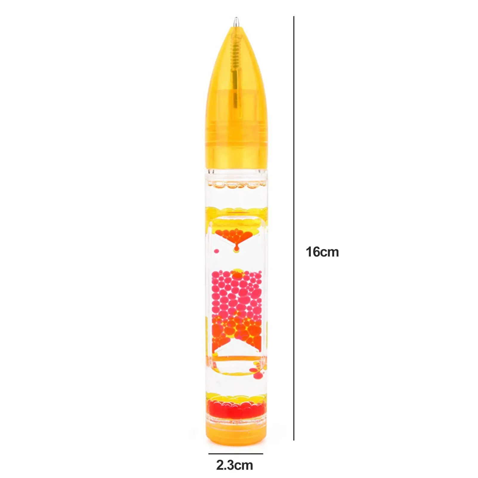 Trending Custom Liquid Motion Timer Pens For Kids Children Game Toy Gifts Colorful Oil Hourglass Pen Sensory Fidget Toys
