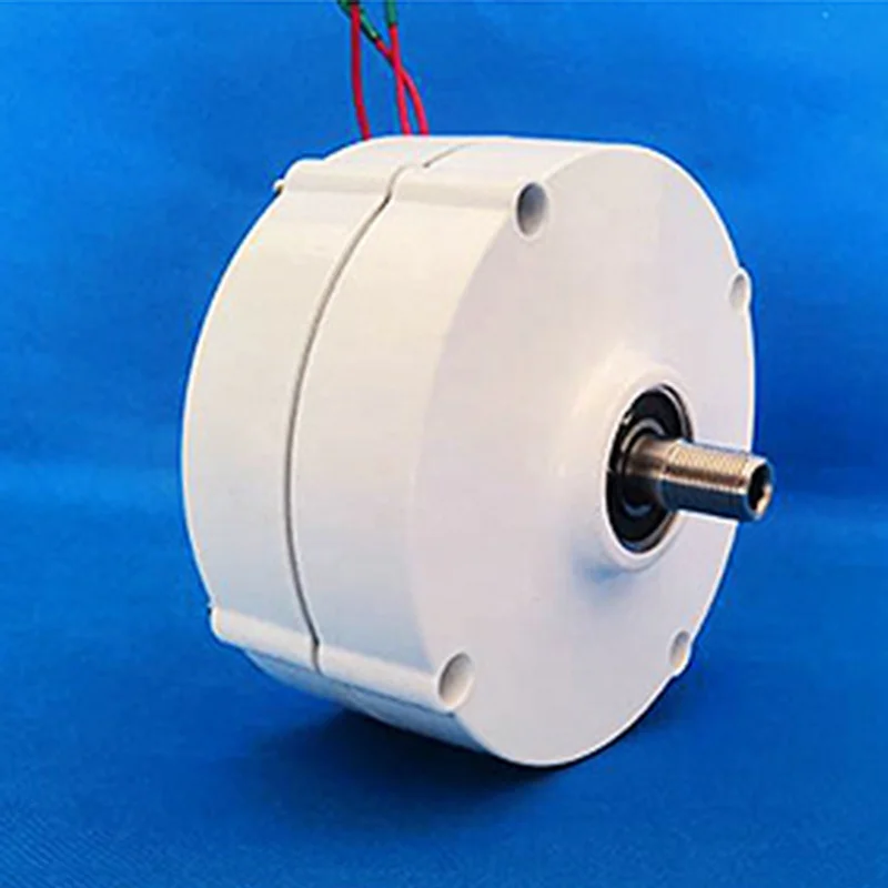 Hot sale Phase gearless permanent AC alternators wind water turbine 200W 12V 800rated speed wind water turbine generator small