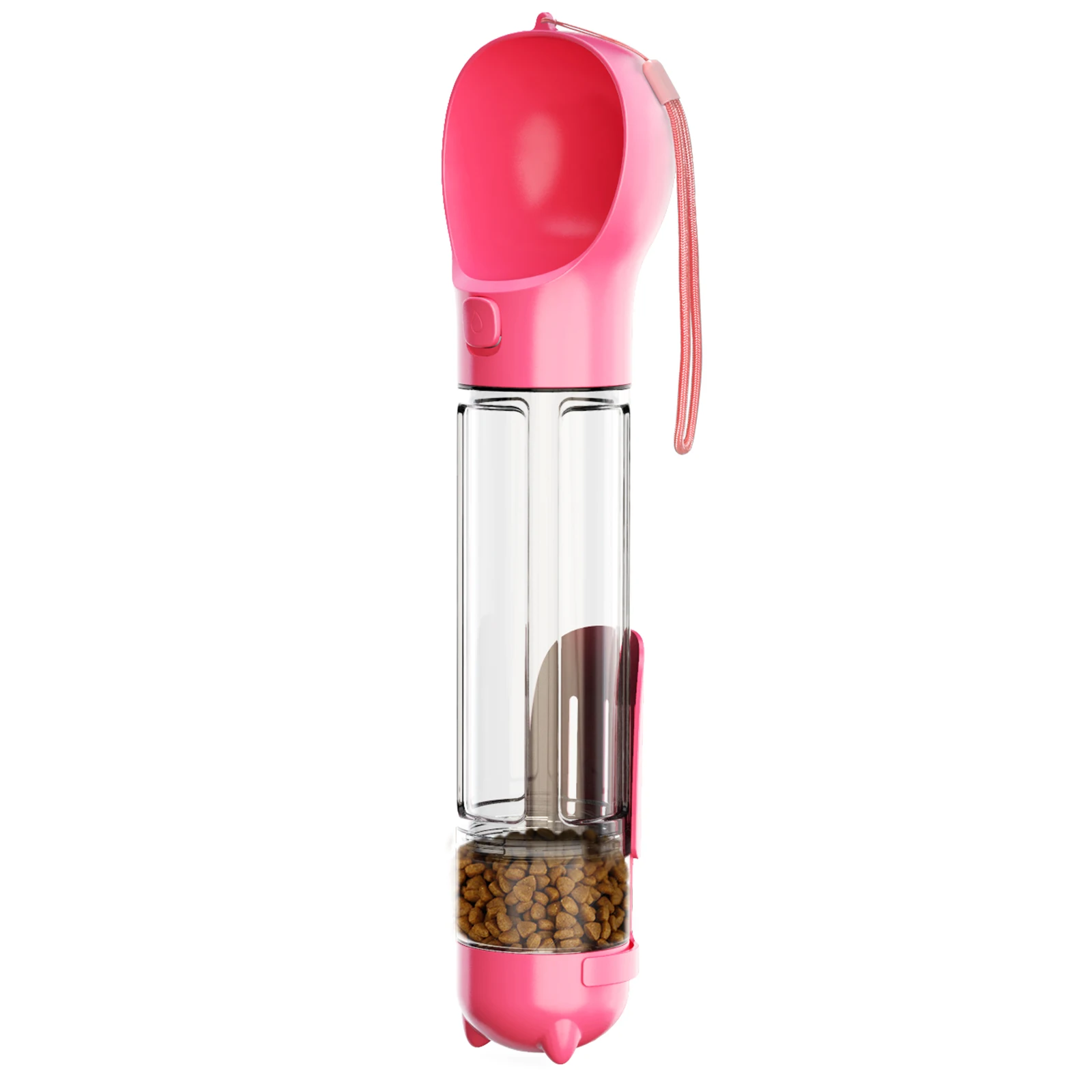 Hot Sales Pet Water Bottle 4 In 1 Multifunction Outdoor Portable Dog Feeder Water Bottle