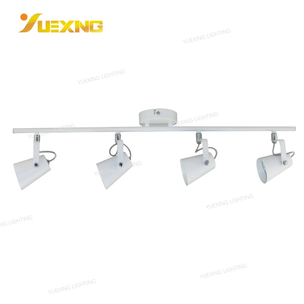 Unique Design Single Holder Iron Indoor Round White Halogen Bulb GU10 Wall Lamp Spot Light