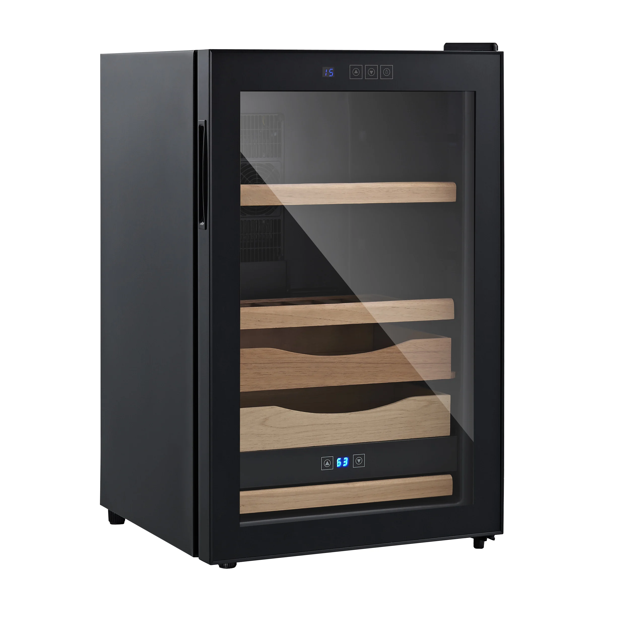 
65L 12-23 degree adjustable 50%-80% humidity semiconductor cigar case humidor 