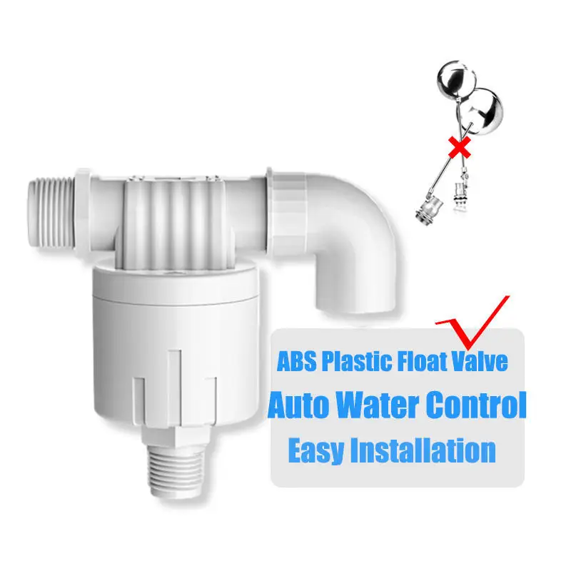 China manufacturer float valve cheap ABS plastic 3/4 inch auto shut off filling water level control valve for water tank