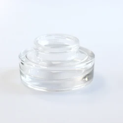 nice looking Cosmetic cream glass jar 15ml 30ml 60ml with lid wide mouth glass cream Jar