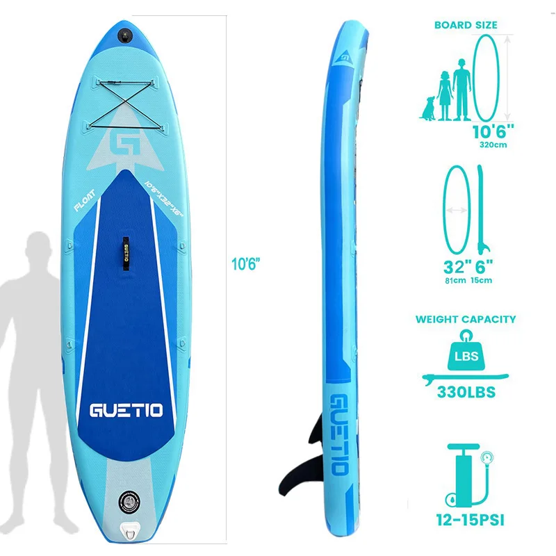Factory OEM inflatable stand up paddle board softboard surf surfboard manufactures fishing sup