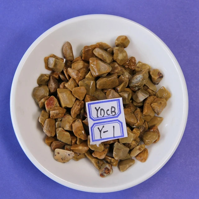 Yellow landscaping stone pebbles 2024  hot sale