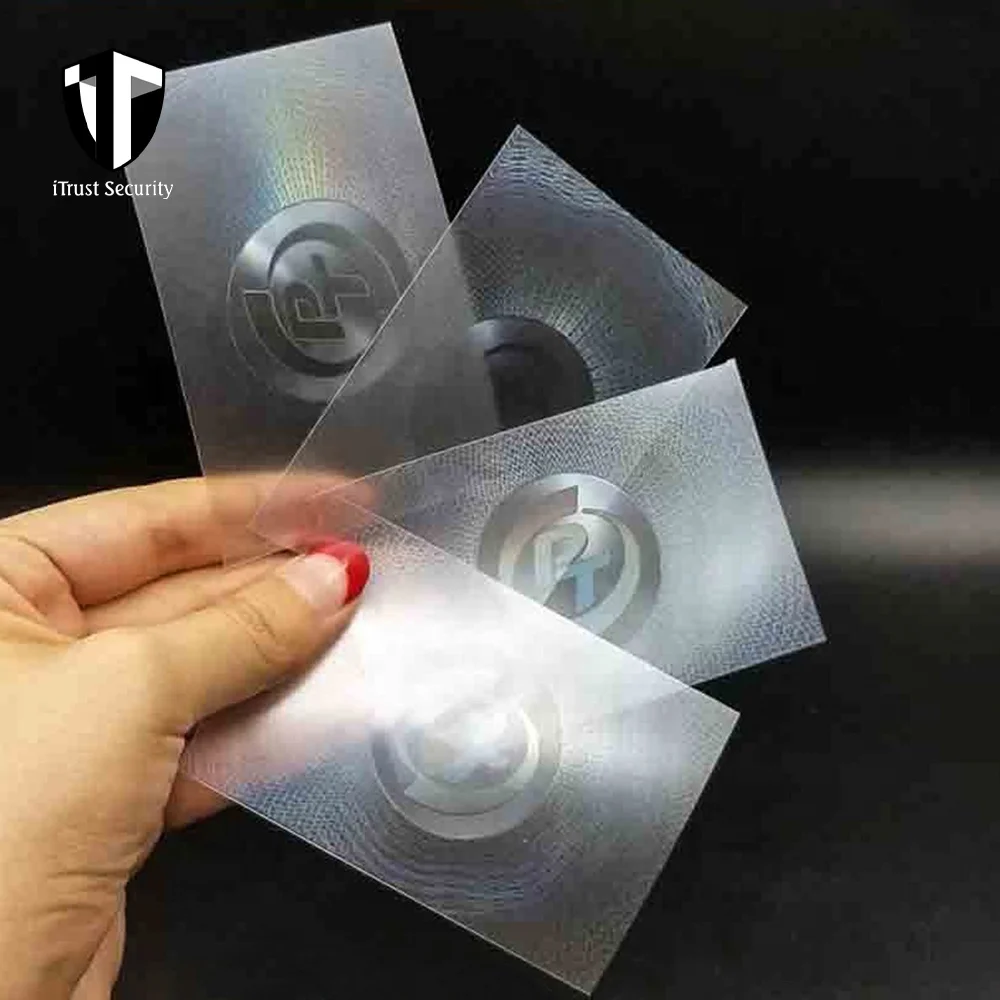 2024 Custom Printing Waterproof Clear Pvc Transparent Plastic Business Cards Visiting Card Pvc Plastic Business Cards