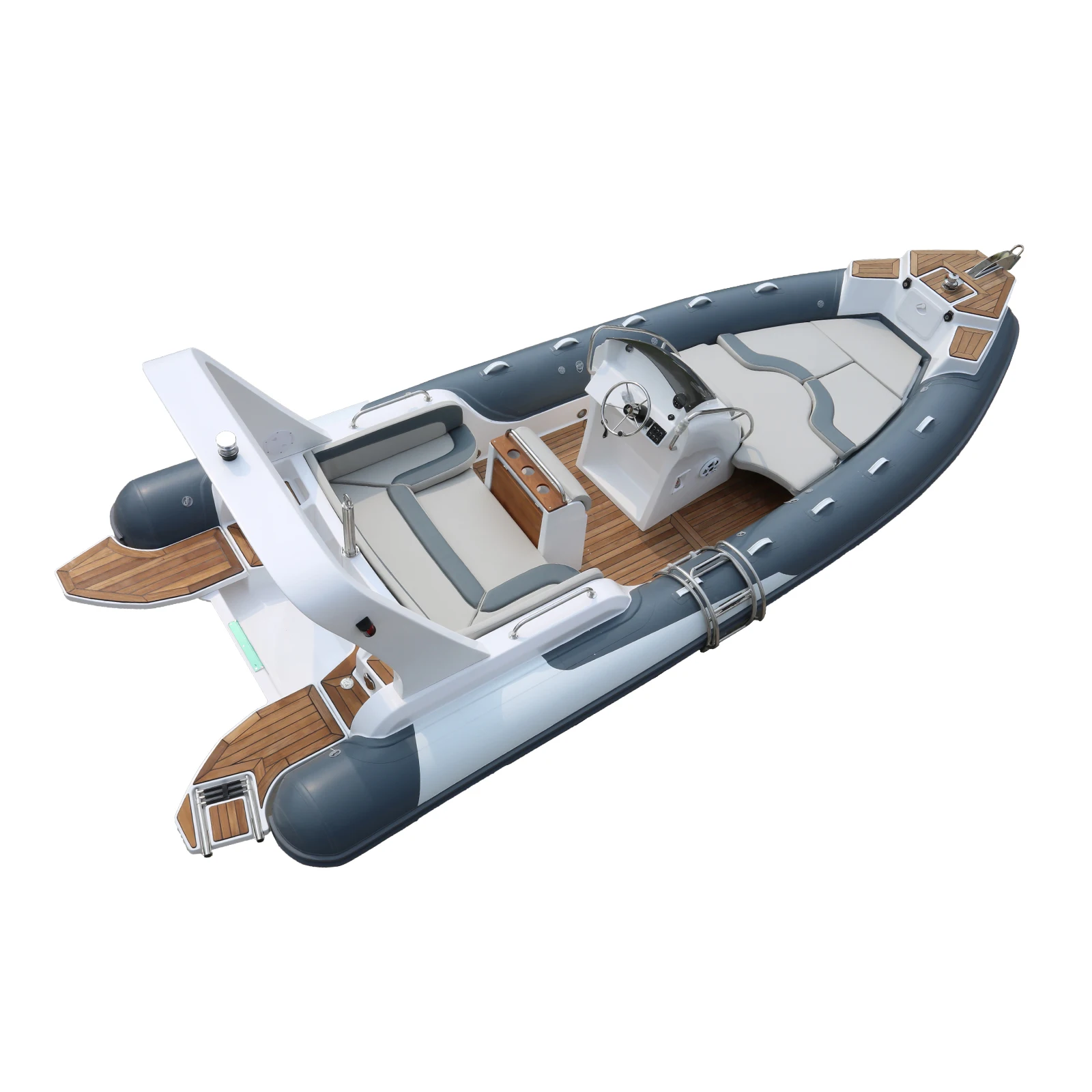 new arrival CE 7m 23.3ft Luxury RIB Hypalon Inflatable Fishing Rowing rib Boat