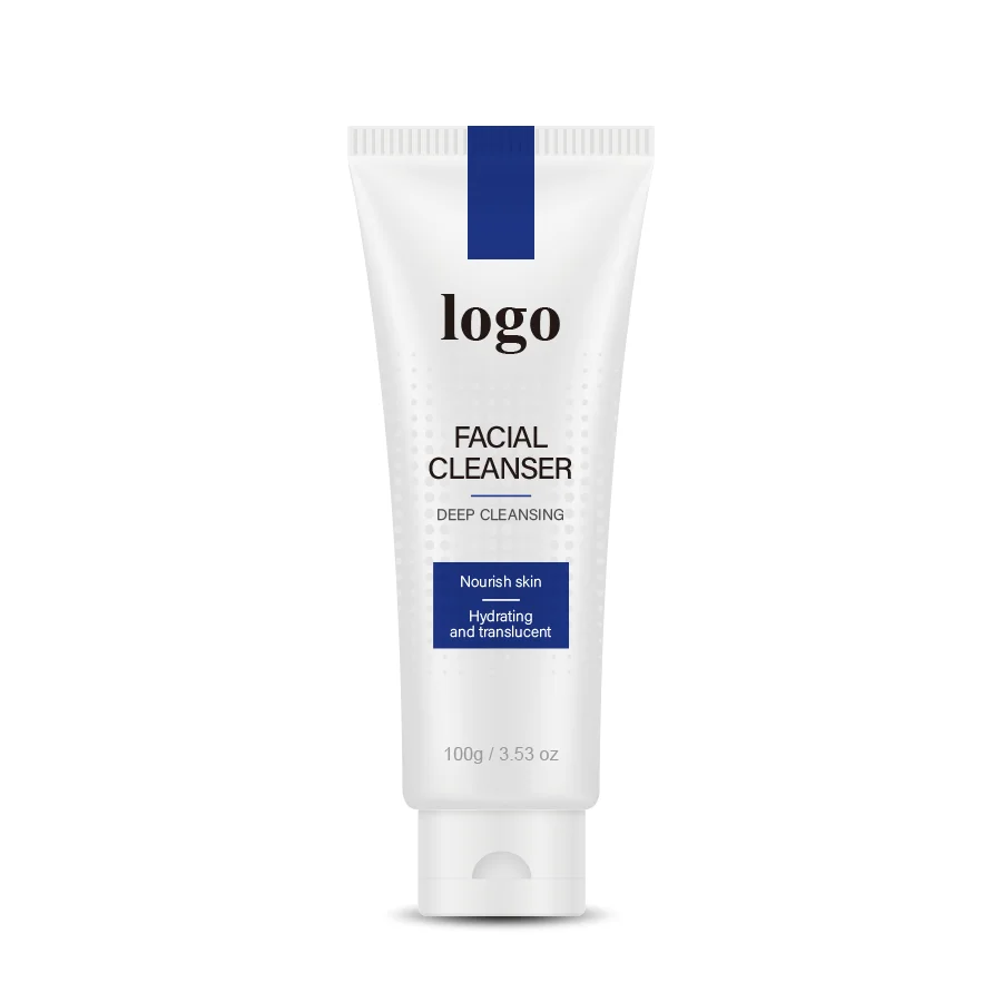 Organic Unisex Face Wash Custom Facial Cleanser Gel for Adults Skin Lightening with Compound Essential Oils