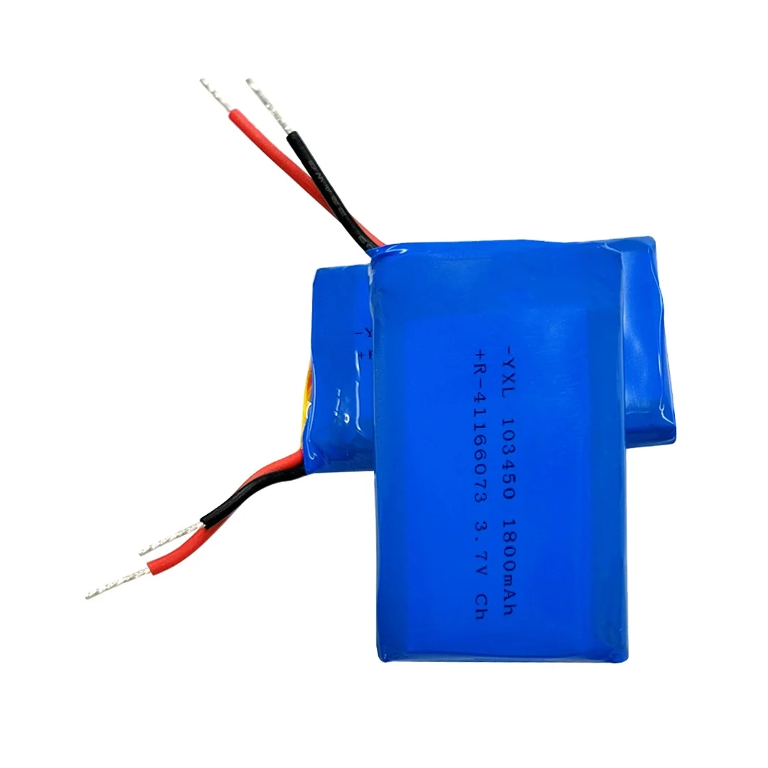Chinese factory  YXL   lithium battery big capacity  charging full capacity BIS 1800mah  certificated battery YXL103450