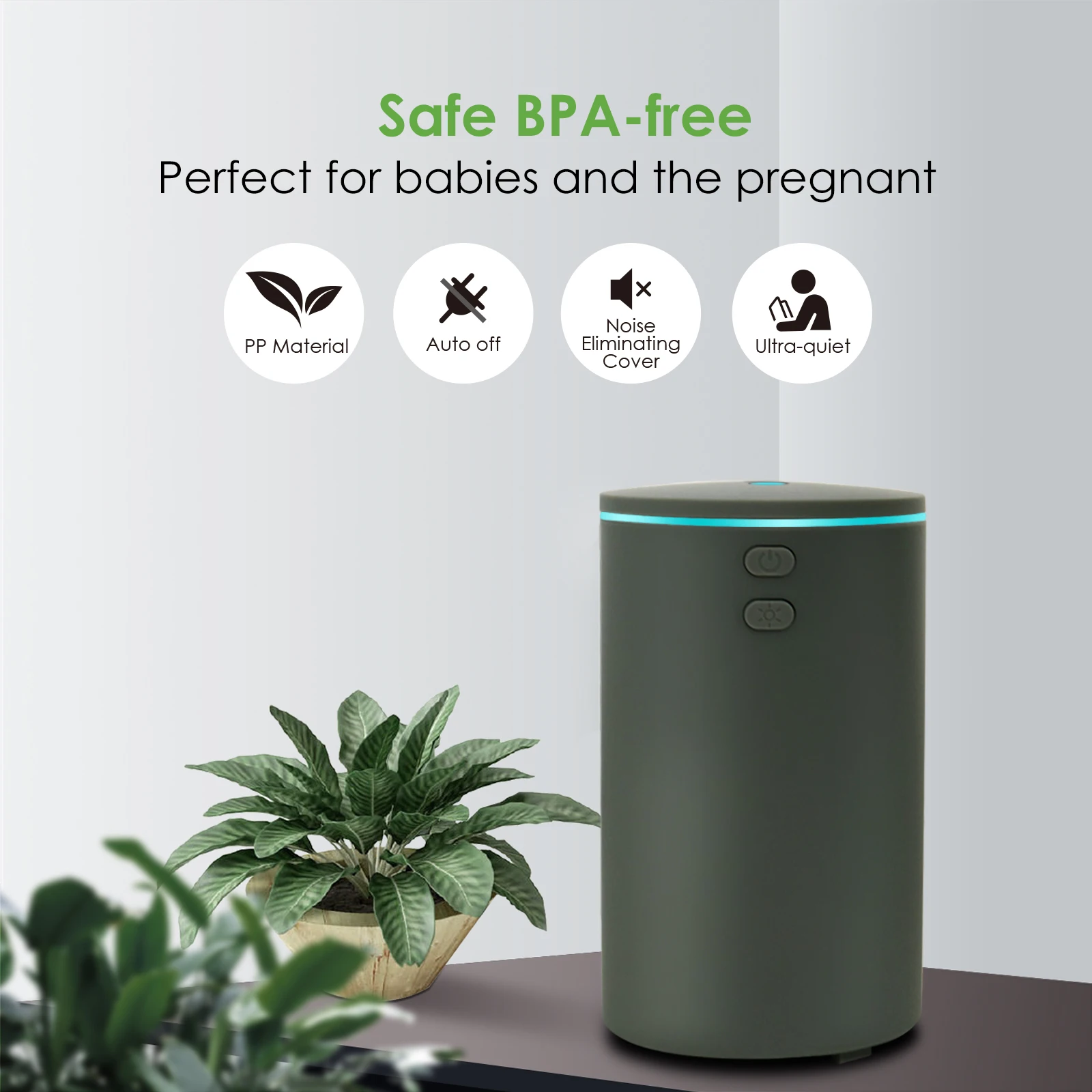 Air Ultrasonic Diffuser Car Portable Usb Humidifier 2023 Humidificador Air Diffuser for Home Appliances