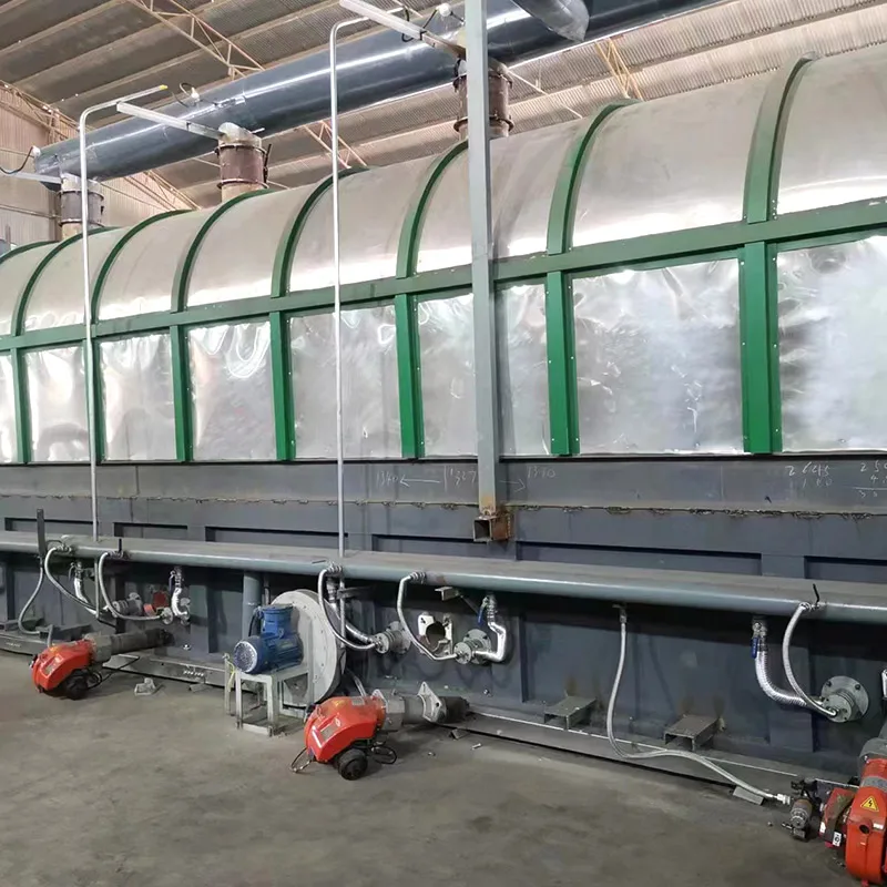 continuous scrap plastic 20 ton pyrolysis machine rubber oil recycle plant