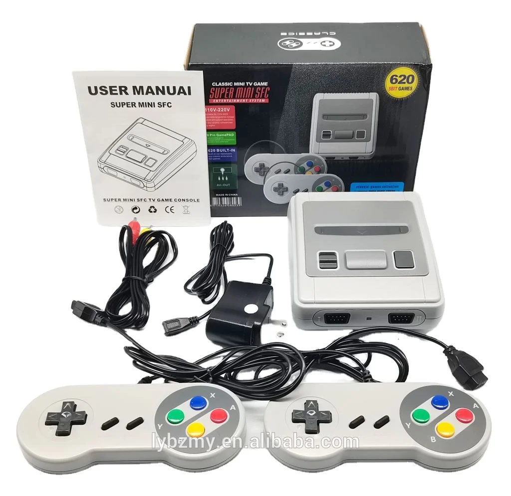 Оптовая Продажа Обновление консоли 8-битный Ретро ручной классический игровой ТВ игровая консоль 620 игровой консоли