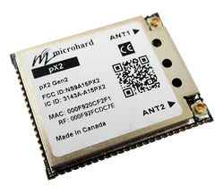 Microhard pX2-OEM 2.4GHz 802.11bgn 1W OEM Wireless Router MHS185200