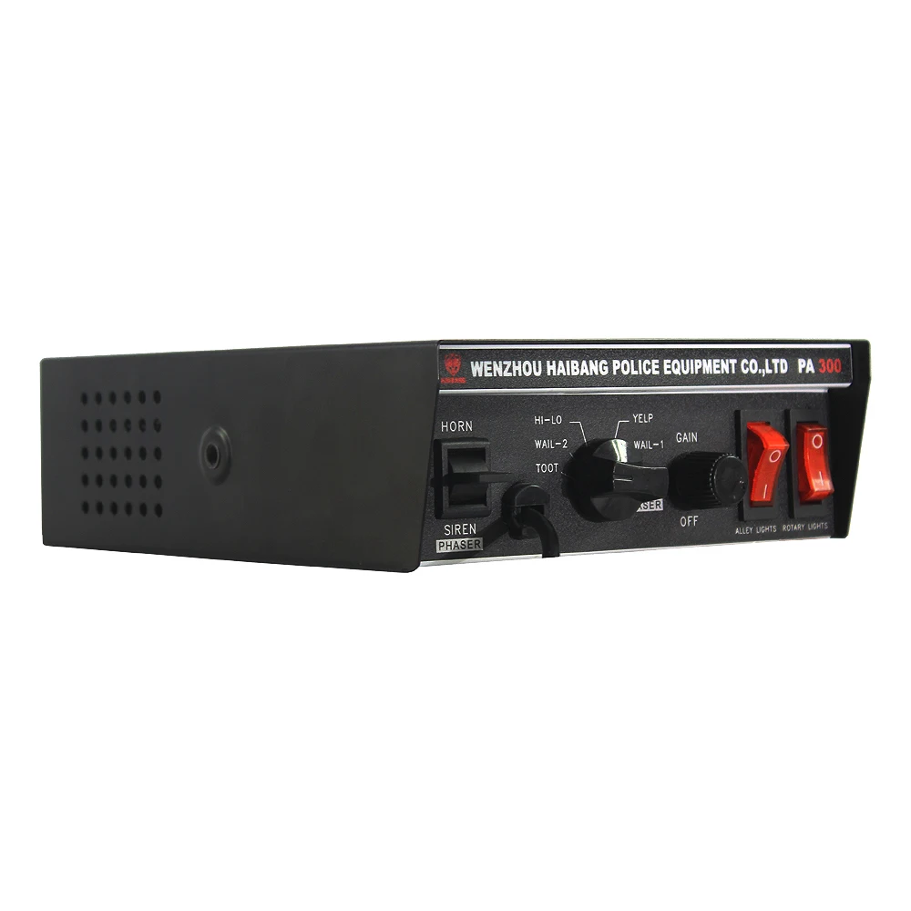 HAIBANG Ambulance Emergency Signal Siren Horn High Power  Lightbar With Alarm Siren Amplifier Speaker Horn