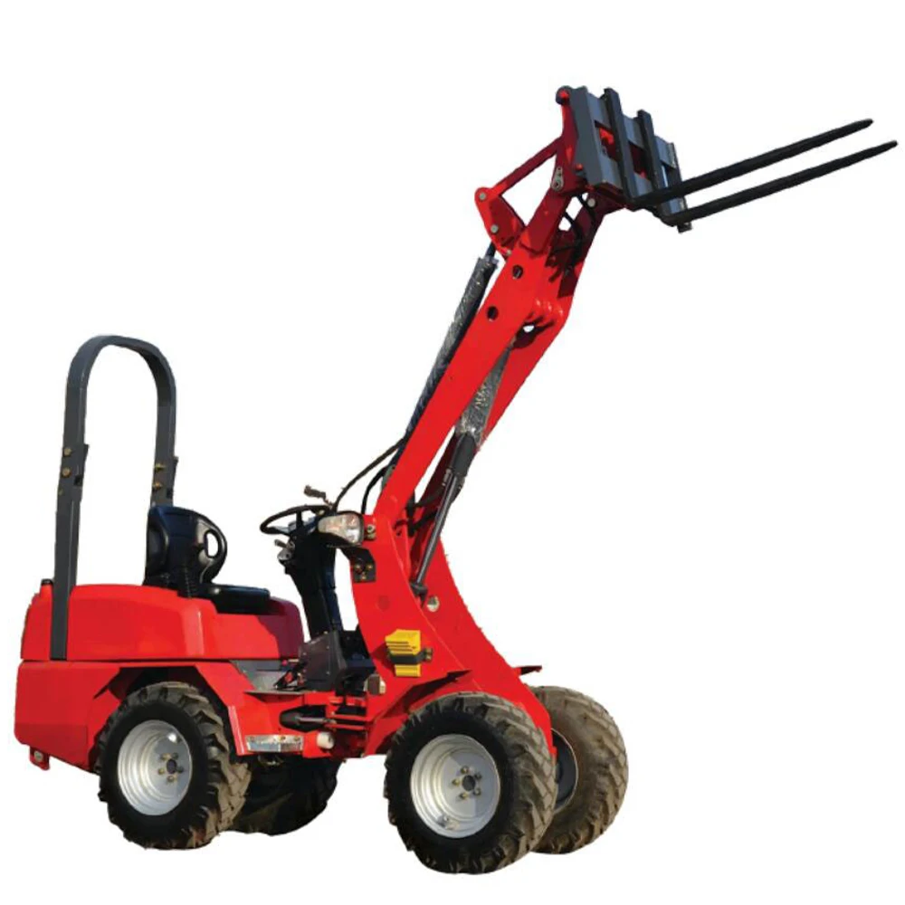 Articulating Mini Loader HT180 Hydrostatic 4WD Wheel Loader Hoflader for sale