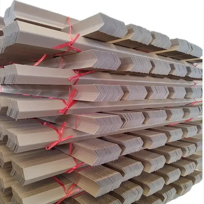 Table Edge Cardboard Corner Protectors For Carton Plate and Buckle Paper Corner Protection