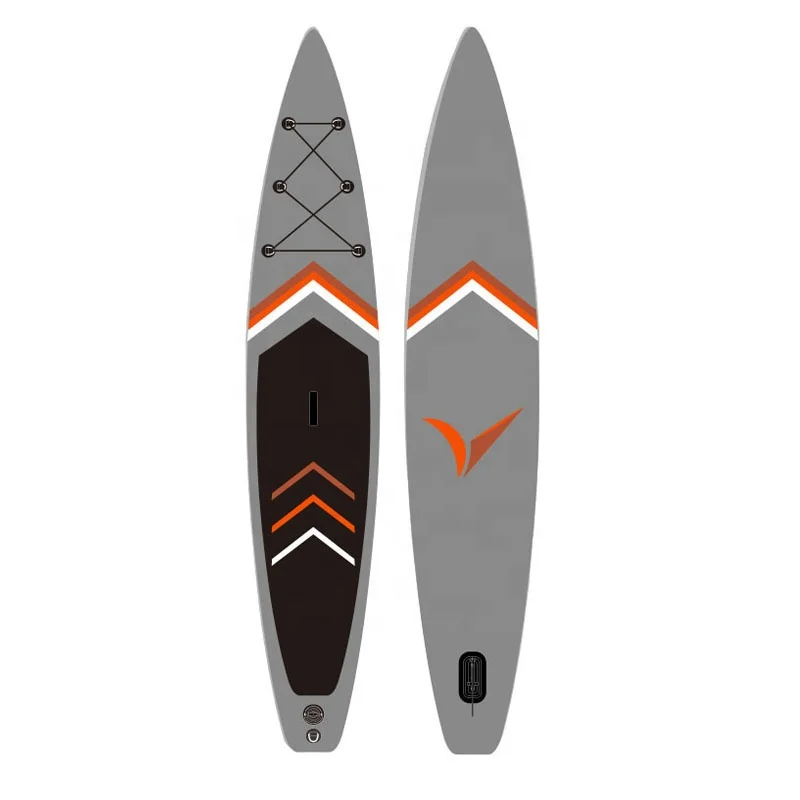 Drop shipping SUP Racing surfboard inflatable surfing board with fins
