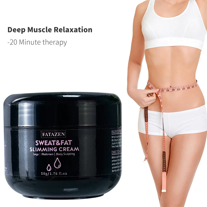 Private Label Slimming Fat Burning Waist Slimming Cream Sweat Gel Stick OEM Weight Loss Massage Cream Fat Burner Sweat Cream