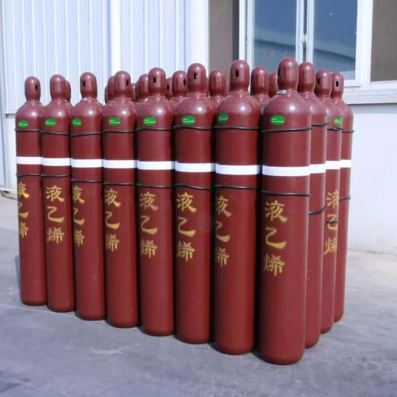 Горячая продажа газовый баллон из нержавеющей стали этилен газовый заправка этилен