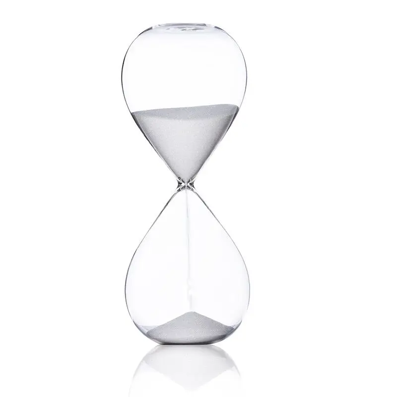 5/15/20/30/45/60min stripe three layers hourglass sand timer for home office decoration
