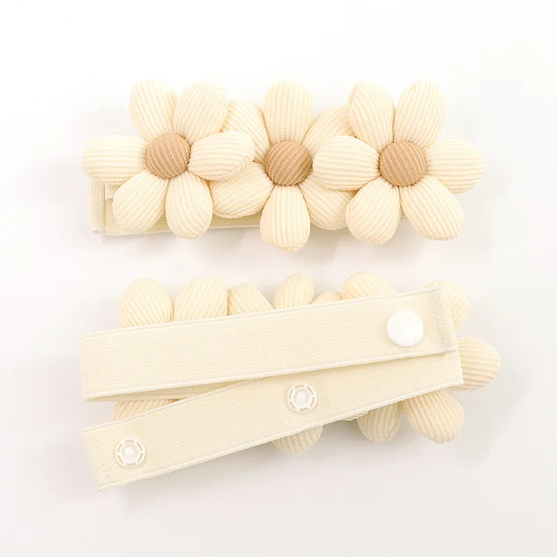 Curtain Tiebacks new style small cartoon flower tow colour , curtain decorations brown and beige colours curtain tiebacks