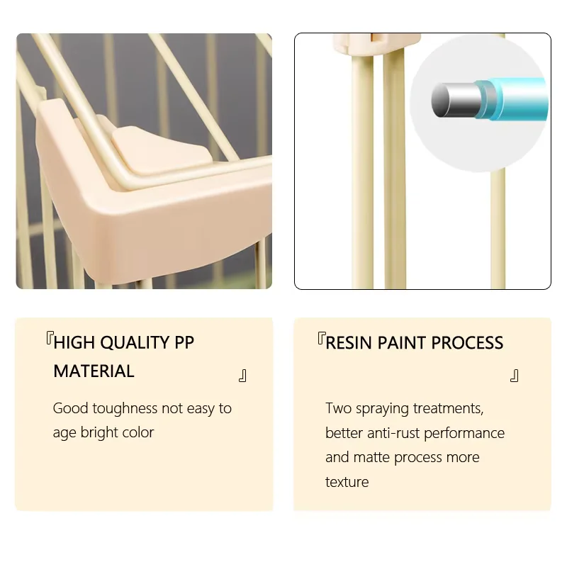 Wholesale Three-Layer Three-Door Cat Cage Stainless Steel Material Large Cat House Pet Cage