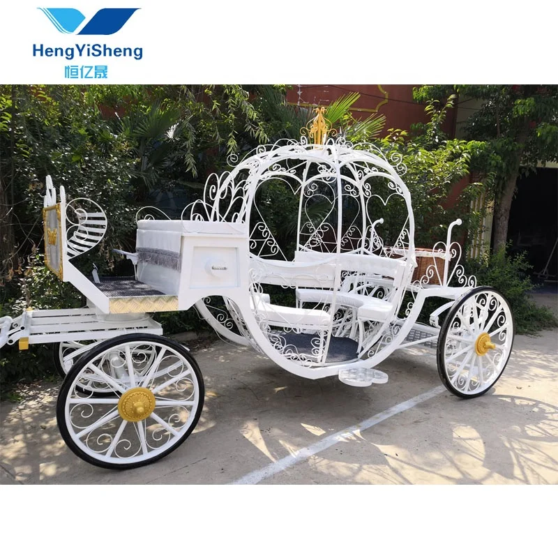 
Wedding Horse Carriage Manufacturer /Electric Pumpkin Cinderella Horse Carriage 