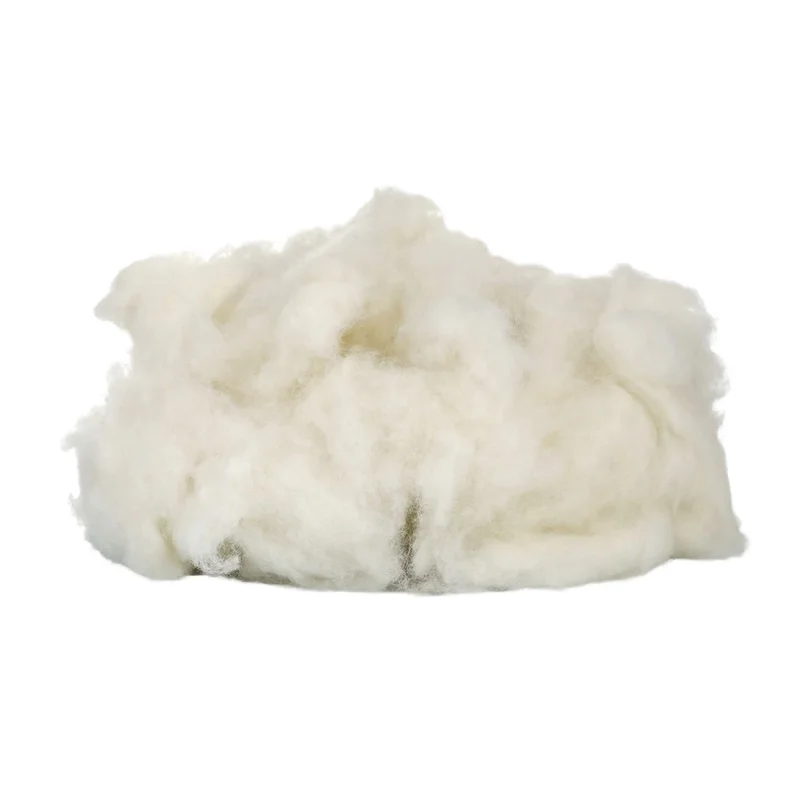 Factory Direct 100% Wool Superfine Combed Cashmere Natural White Dehaired Merino and Goat Fiber Scoured Pattern