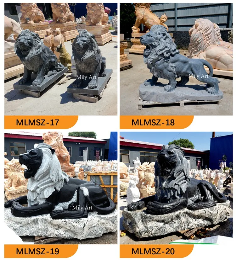 Marble Lion Statue
