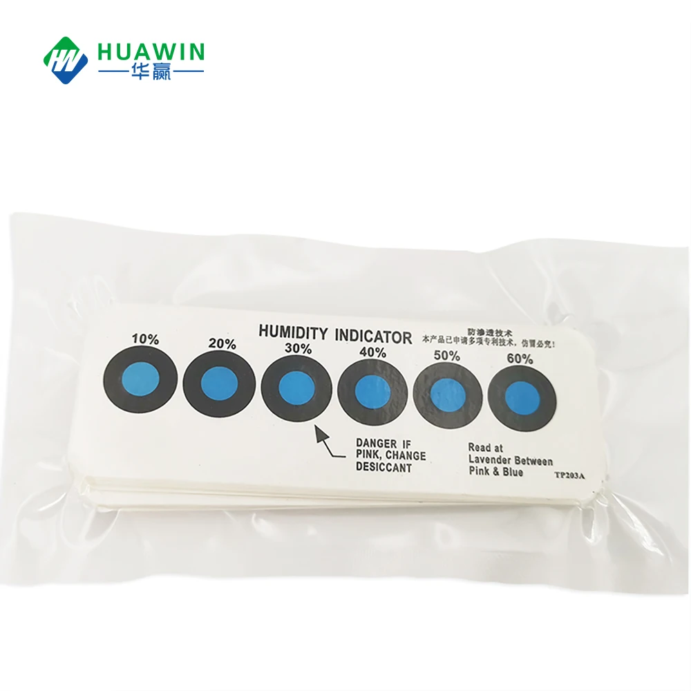 
Chemical Reagents packing Humidity indicator card avoid moisture 